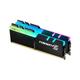 G.SKILL F4-3600C17D-32GTZR 32 GB (16 GB x 2) Trident Z RGB Series DDR4 3600 MHz Dual Channel Memory Kit - Black with full length RGB LED light bar CL17