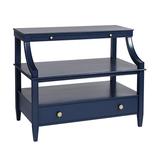 Sidney Open Side Table - Navy, Non-Charging - Ballard Designs - Ballard Designs