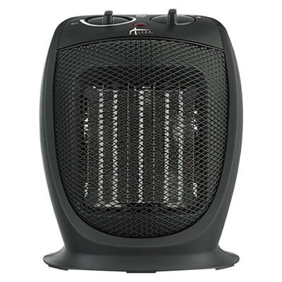 Alera ALEHECH09 7 1/8" x 5 7/8" x 8 3/4" Black Ceramic Heater - 1500W