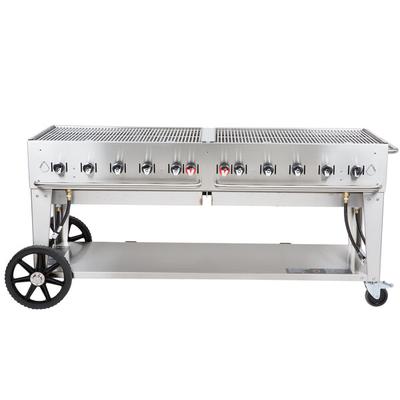 Crown Verity MCB-72 Liquid Propane Portable Outdoor BBQ Grill / Charbroiler