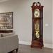 Howard Miller® Stewart Anni 86.25" Grandfather Clock Wood in Brown/Red/Yellow | 86.25 H x 23 W x 14 D in | Wayfair 610948
