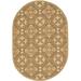 Brown 54 x 0.25 in Area Rug - Lark Manor™ Hollander Floral Handmade Wool Indoor Area Rug Wool | 54 W x 0.25 D in | Wayfair