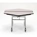 National Public Seating 48" Hexagon Cafeteria Table, Steel in Blue | 29 H x 48 W x 48 D in | Wayfair MT48H-MDPECRBL