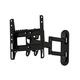 AVF EL204B-A Multi-Position Full Motion Long Extension TV Mount for 25-Inch to 40-Inch TV or Monitor, Black