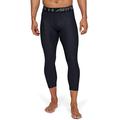 Under Armour HG Armour 2.0 3/4 Legging, Comfortable and Robust Gym Leggings, Lightweight and Elastic Thermal Underwear with Compression fit Men, Black (Black/Graphite), 2XL