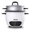Aroma 14-Cup Pot Style Rice Cooker & Food Steamer Set Aluminum/Stainless Steel | 14.2 H x 9.4 W x 9.4 D in | Wayfair ARC-747-1NG
