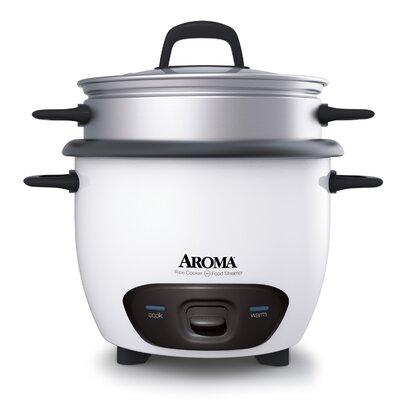 Aroma 14-Cup Pot Style Rice Cooker & Food Steamer ...