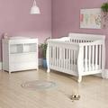Harriet Bee Briney Convertible Standard 2 - Piece Nursery Furniture Set Wood in Gray | Wayfair A33D034C45AC46798C708756864722F4