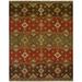 Brown/Red 48 x 0.5 in Indoor Area Rug - Wildon Home® Geometric Handwoven Wool Red/Brown Area Rug Wool | 48 W x 0.5 D in | Wayfair CST43172 38481659