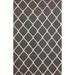 Gray/White 96 x 0.25 in Area Rug - Longshore Tides Abbott Hand-woven Flatweave Gray/Ivory Area Rug Wool | 96 W x 0.25 D in | Wayfair