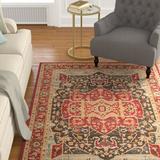 Red 132 x 0.35 in Area Rug - Astoria Grand Astoria Oriental Area Rug Polypropylene | 132 W x 0.35 D in | Wayfair ASTG8888 38068274