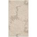 Brown 48 x 0.5 in Indoor Area Rug - Martha Stewart Rugs Chrysanthemum Floral Beige/Area Rug Polypropylene | 48 W x 0.5 D in | Wayfair MSR4125B-4