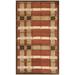 Red 30 x 0.63 in Area Rug - Martha Stewart Rugs Plaid Handmade Tufted October Leaf Area Rug Viscose/Wool | 30 W x 0.63 D in | Wayfair MSR3613D-3