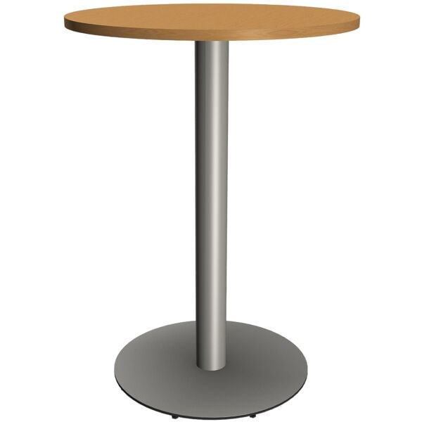 fm Büromöbel Besprechungstisch »Oldenburg« Ø80 cm Kreis braun, 80x110 cm Image