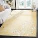 Yellow 108 x 0.5 in Indoor Area Rug - Martha Stewart Rugs Avalon Vine Floral Handmade Tufted Wool Area Rug Wool | 108 W x 0.5 D in | Wayfair