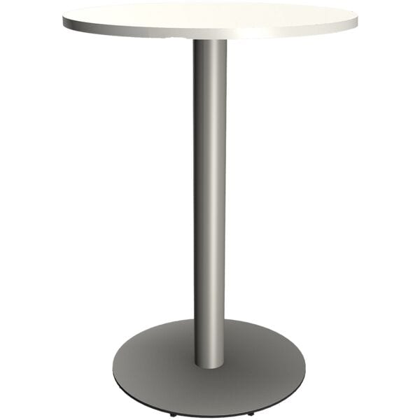 fm Büromöbel Besprechungstisch »Oldenburg« Ø80 cm Kreis weiß, 80x110 cm Image