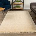 White 1.57 in Area Rug - Ivy Bronx Nan Handmade Ivory Rug Polyester | 1.57 D in | Wayfair IVYB1579 38716801