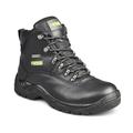 Apache SS812SM Safety Hiker Boot | Black | Size 11 UK | Steel Toe Cap | Waterproof Premium Leather | Breathable Lining | Midsole Protection | SRC and S3 WR Certified