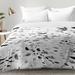 East Urban Home Comforter Set Polyester/Polyfill/Microfiber in Black | Twin XL | Wayfair EAHU7522 37846912