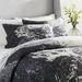 East Urban Home Swell Zone Comforter Set Polyester/Polyfill/Microfiber in Black | King | Wayfair EAHU7551 37847007