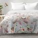 East Urban Home Bohemian Dreamcatcher & Skull Floral Comforter Set Polyester/Polyfill in Pink/Yellow | King | Wayfair EAHU7610 37847191