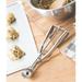 Fox Run Brands Ice Cream/Cookie Dough Scoop, Stainless Steel, 1-3/8-Inch Stainless Steel in Gray/White | Wayfair 5352