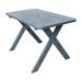 Loon Peak® Bettis Wooden Bistro Outdoor Table Wood in Gray | 30 H x 55 W x 27 D in | Wayfair LNPK6179 38757641