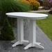 Red Barrel Studio® Nettie Plastic Dining Table Plastic in White | 42 H x 72 W x 33 D in | Outdoor Dining | Wayfair RDBL7337 38850507