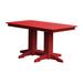 Red Barrel Studio® Nettie Plastic/Resin 4 - Person Dining Table redPlastic | 32 H x 60 W x 33 D in | Outdoor Dining | Wayfair RDBL7329 38850335