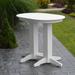 Red Barrel Studio® Nettie Plastic Bar Outdoor Table Plastic in White | 42 H x 48 W x 33 D in | Wayfair RDBL7335 38850468