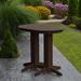 Red Barrel Studio® Nettie Plastic Bar Outdoor Table Plastic in Brown | 42 H x 48 W x 33 D in | Wayfair RDBL7335 38850472