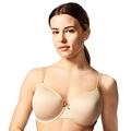 Chantelle Women's Basic Invisible Smooth Custom Fit Bra, Beige, 36DD