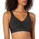 Bali womensComfort Revolution Wirefree Bra with Smart Sizes Bra - Black - XXL