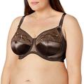 Elomi Women's EL4030 Plus-size Cate Underwire Full Cup Banded Bra, Pecan, 44HH