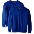 Fruit of the Loom Men's Crew Sweatshirt (2 Pack) - blue - XXXL