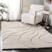 White 72 x 1.2 in Indoor Area Rug - Latitude Run® Reidy Abstract Beige Area Rug Polypropylene | 72 W x 1.2 D in | Wayfair LATR5175 39052940