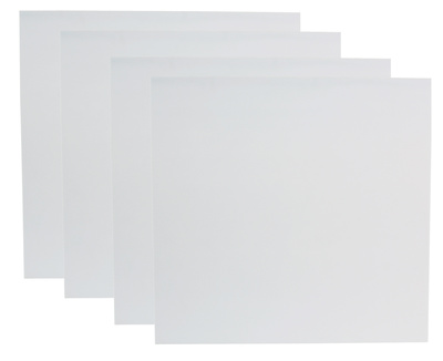 t.akustik Melamine 50 100/100 White 4pcs