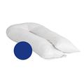Large U Shaped Body Support Pillow Pregnancy Fibromyalgia Aid: with Navy Blue Pillowcase - Made in the UK