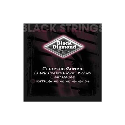 Black Diamond Light Gauge Black Coated Nickel Electric Guitar Strings