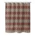 Loon Peak® Cabarley Geometric Single Shower Curtain Polyester in Brown | 74 H x 71 W in | Wayfair LNPK7109 39172336