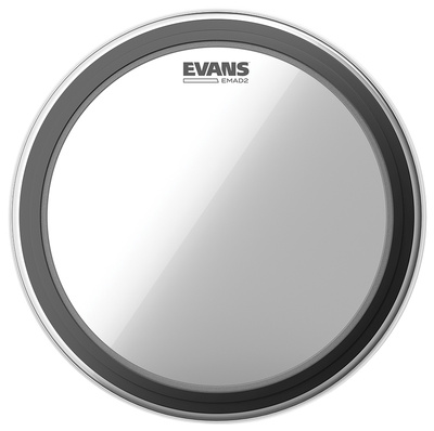 Evans 22" EMAD2 Clear Bass Drum