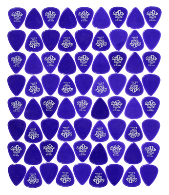 Dunlop Delrin 500 Pick 2,0 Plektrum Set mit 72 Stück