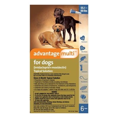 Advantage Multi For Extra Large Dogs Over 25 Kg (Blue) 3 Pack