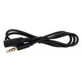 the sssnake Slim Line 4 Pin Jack 0,5m BK