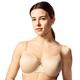 Chantelle Women's Basic Invisible Smooth Custom Fit Bra, Beige, 36B