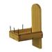 Stovall 5 Cob Squirrel Feeder Wood in Brown | 15 H x 5.25 W x 11.75 D in | Wayfair 12F