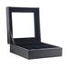 Red Barrel Studio® Jewelry Box Leather in Black | 3.25 H x 9.25 W x 9.25 D in | Wayfair RBRS1705 39306130