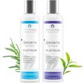 Organic Argan Oil and Biotin Hair Growth Shampoo Conditioner Set - Sulfate Free - Support Regrowth, Volumizing & Moisturizing, Soft on Curly & Color Treated Hair For Men and Woman (Medium 236ml)