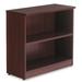 Alera® Valencia Series 29.5" H x 31.75" W Standard Bookcase Wood in Brown | 29.5 H x 31.75 W x 14 D in | Wayfair ALEVA633032MY