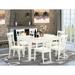 Darby Home Co Beetham Butterfly Leaf Rubberwood Solid Wood Dining Set Wood in White | Wayfair DABY5516 39638813